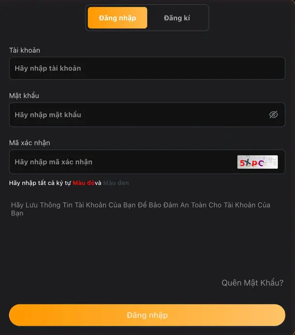 Đăng ký tài khoản tại CM88